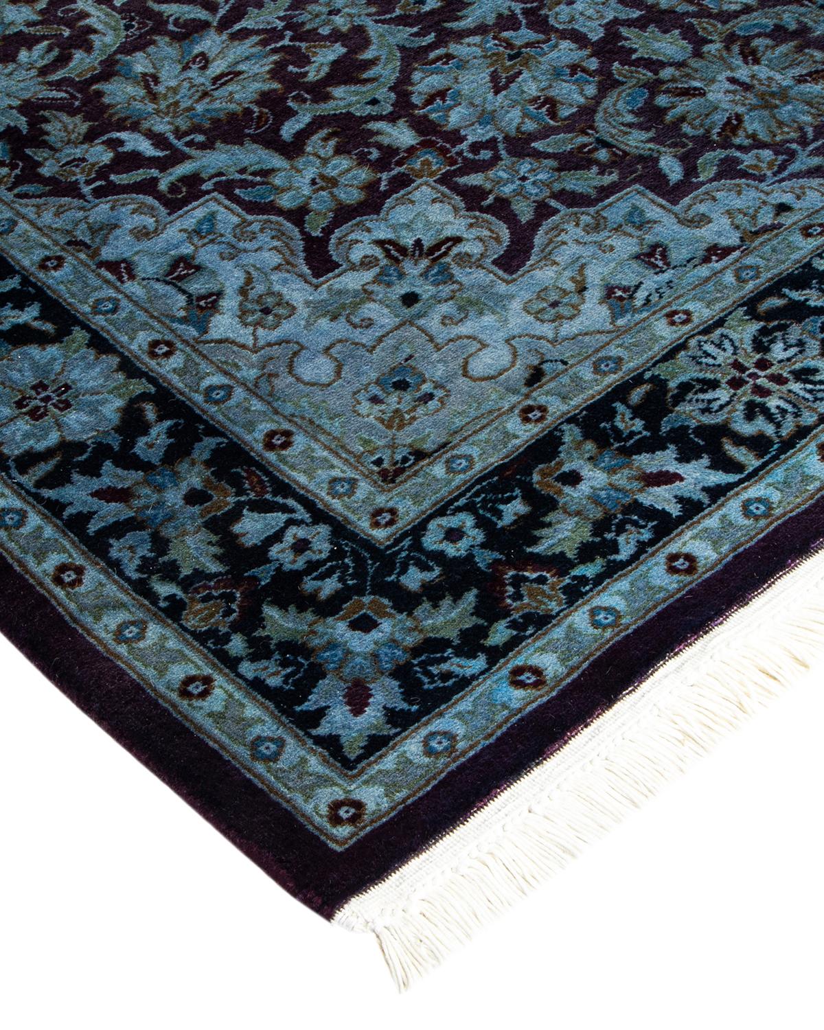Vibrance rugs epitomize classic with a twist: traditional patterns overdyed in brilliant color. Each hand-knotted rug is washed in a 100% natural botanical dye that reveals hidden nuances in the designs. These are rugs that transcend trends, and