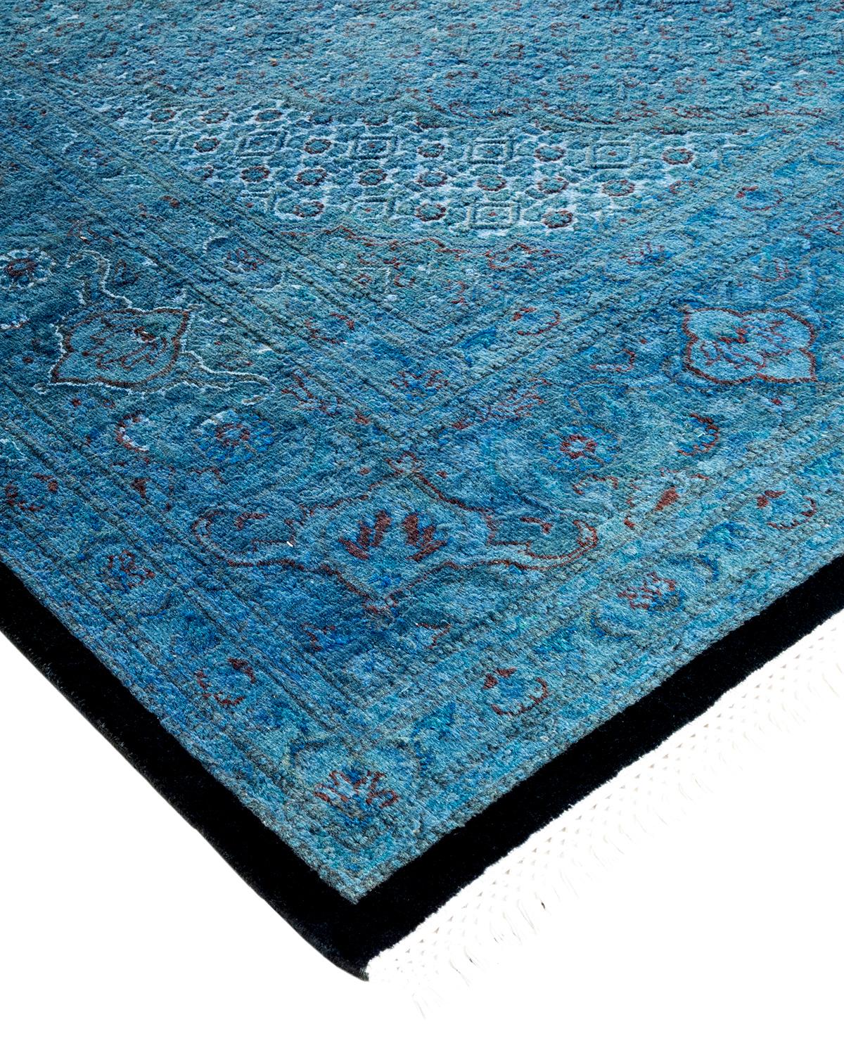 Vibrance rugs epitomize classic with a twist: traditional patterns overdyed in brilliant color. Each hand-knotted rug is washed in a 100% natural botanical dye that reveals hidden nuances in the designs. These are rugs that transcend trends, and