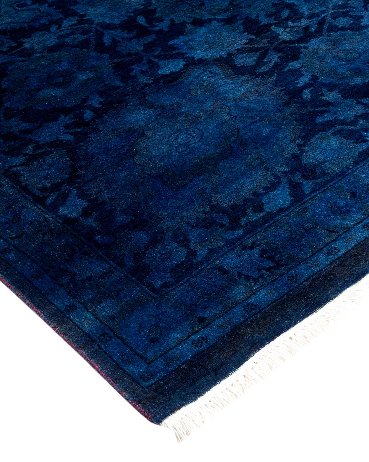 Vibrance rugs epitomize classic with a twist: traditional patterns overdyed in brilliant color. Each hand-knotted rug is washed in a 100% natural botanical dye that reveals hidden nuances in the designs. These are rugs that transcend trends, and