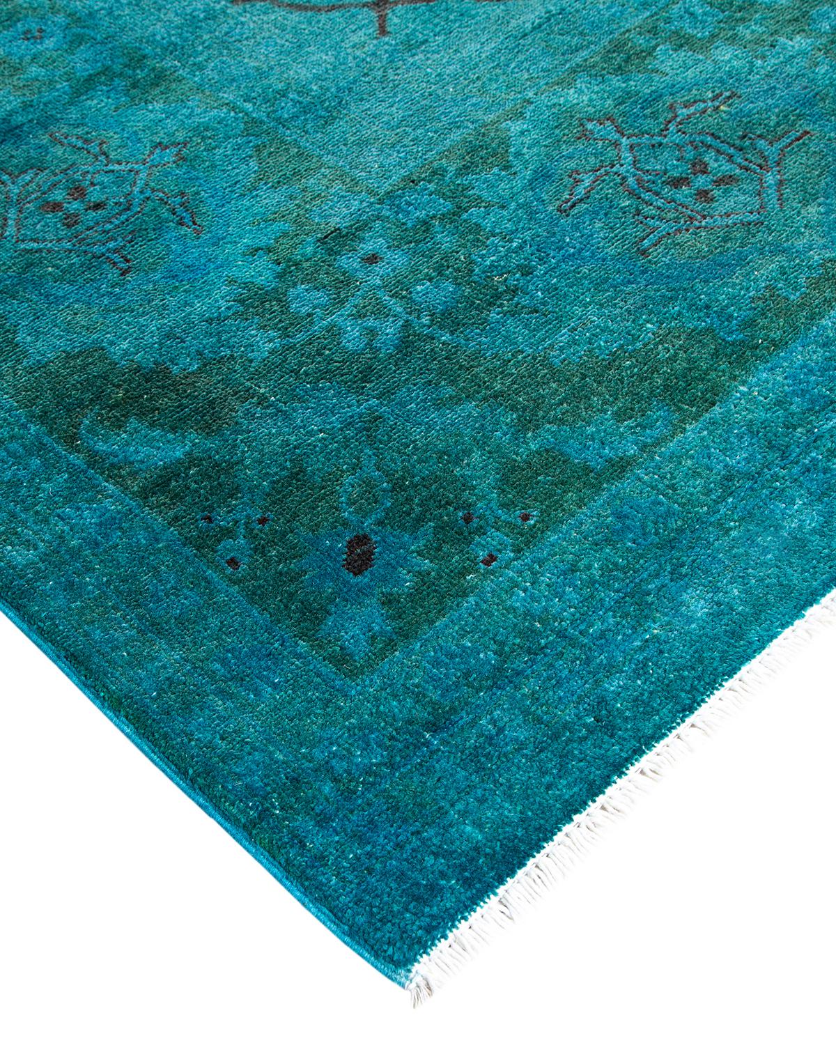 Vibrance rugs epitomize classic with a twist: traditional patterns overdyed in brilliant color. Each hand-knotted rug is washed in a 100%-natural botanical dye that reveals hidden nuances in the designs. These are rugs that transcend trends, and