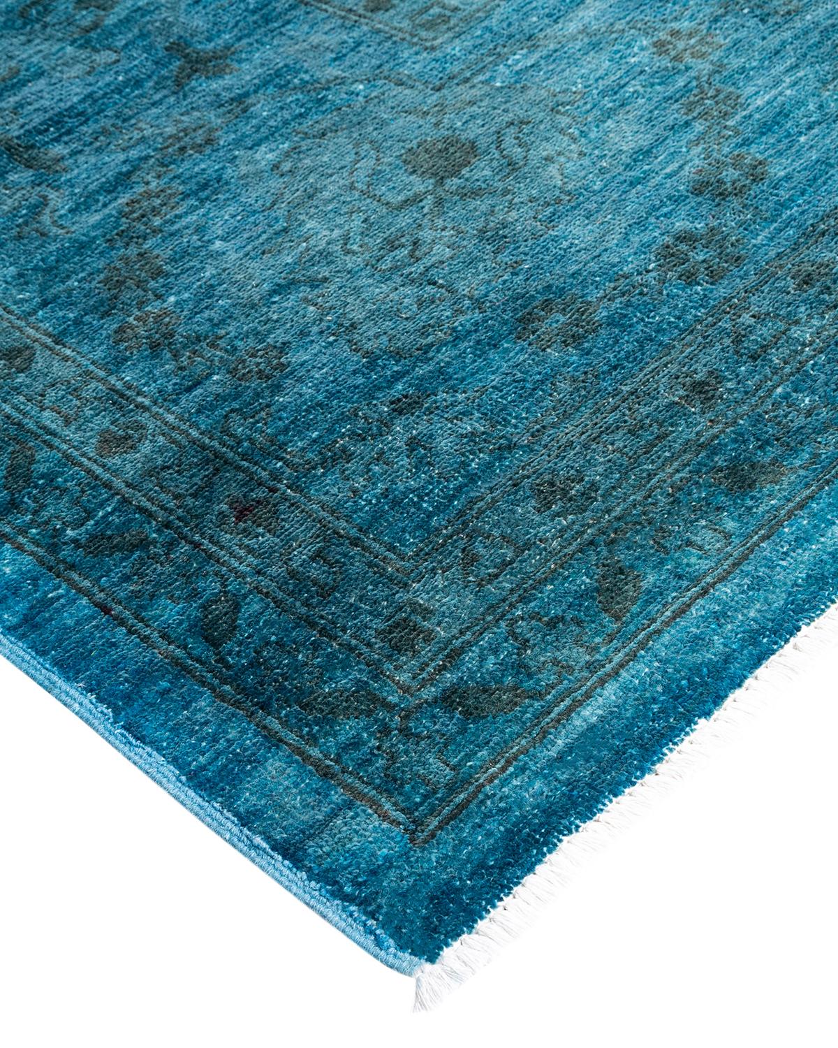 Vibrance rugs epitomize classic with a twist: traditional patterns overdyed in brilliant color. Each hand-knotted rug is washed in a 100%-natural botanical dye that reveals hidden nuances in the designs. These are rugs that transcend trends, and