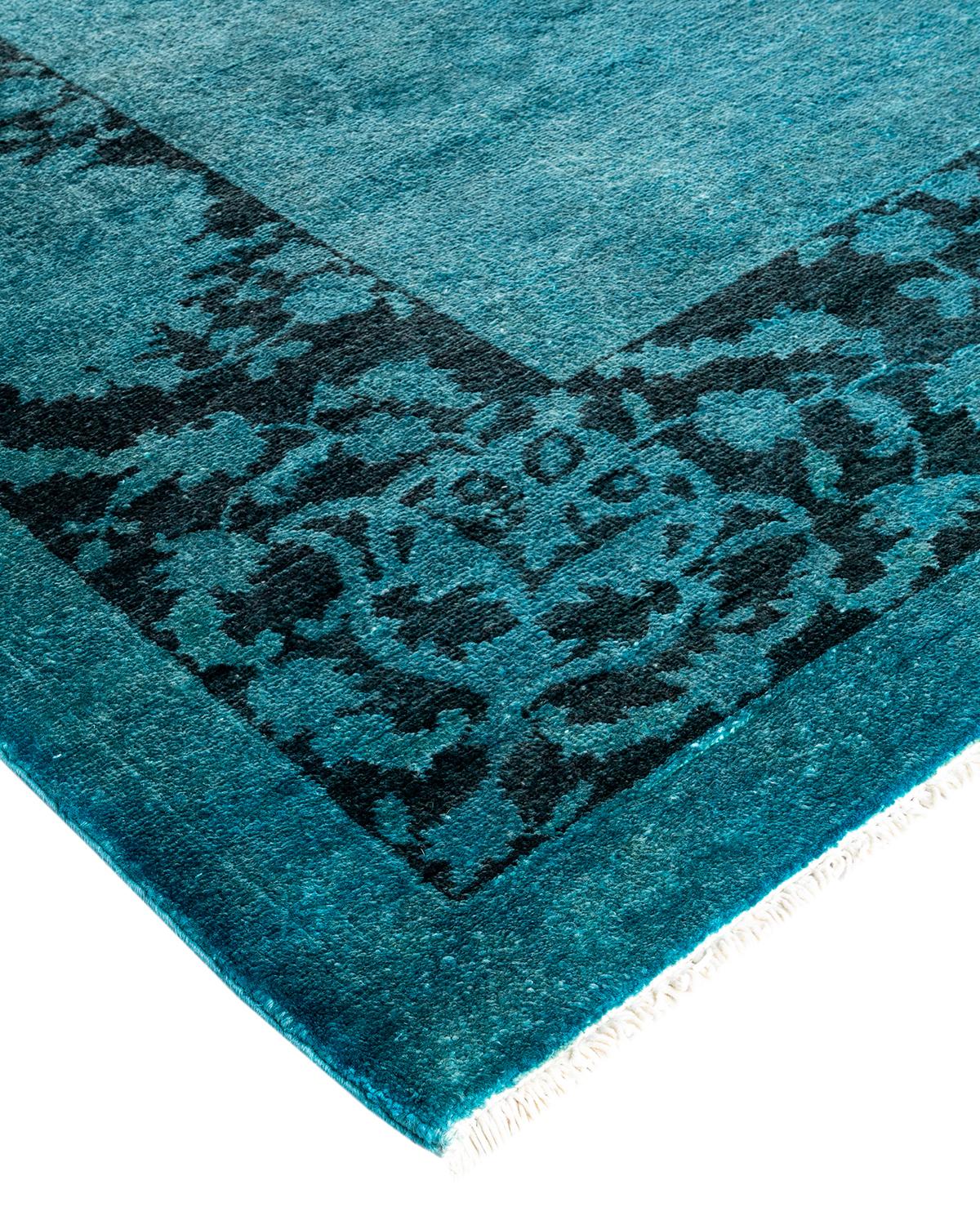 Vibrance rugs epitomize classic with a twist: traditional patterns overdyed in brilliant color. Each hand-knotted rug is washed in a 100%-natural botanical dye that reveals hidden nuances in the designs. These are rugs that transcend trends, and