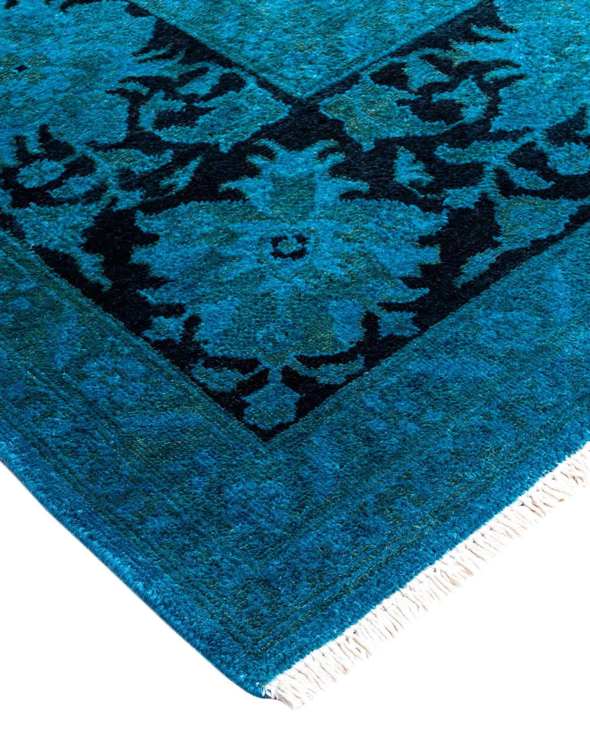 Vibrance rugs epitomize classic with a twist: traditional patterns overdyed in brilliant color. Each hand-knotted rug is washed in a 100%-natural botanical dye that reveals hidden nuances in the designs. These are rugs that transcend trends, and