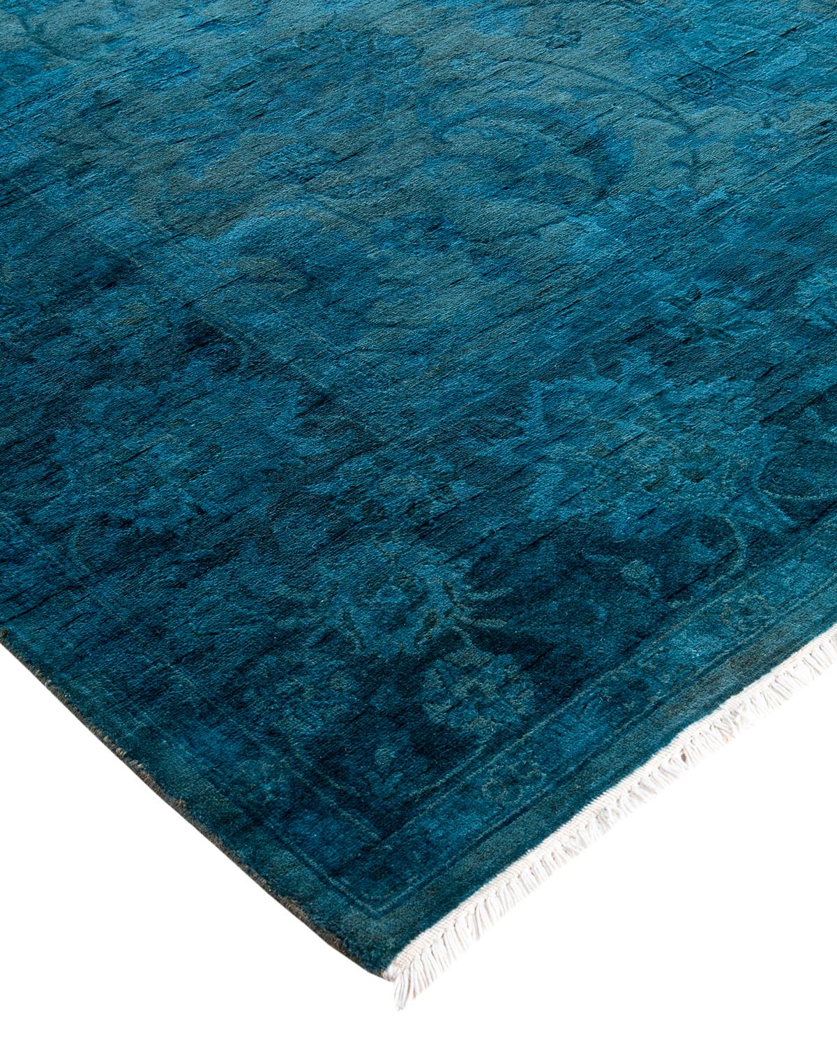 Vibrance rugs epitomize classic with a twist: traditional patterns overdyed in brilliant color. Each hand-knotted rug is washed in a 100%-natural botanical dye that reveals hidden nuances in the designs. These are rugs that transcend trends, and