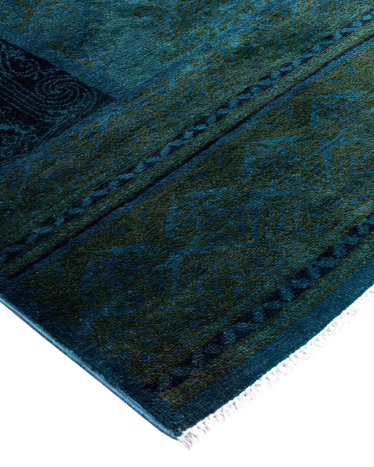 Vibrance rugs epitomize classic with a twist: traditional patterns overdyed in brilliant color. Each hand-knotted rug is washed in a 100%-natural botanical dye that reveals hidden nuances in the designs. These are rugs that transcend trends, and