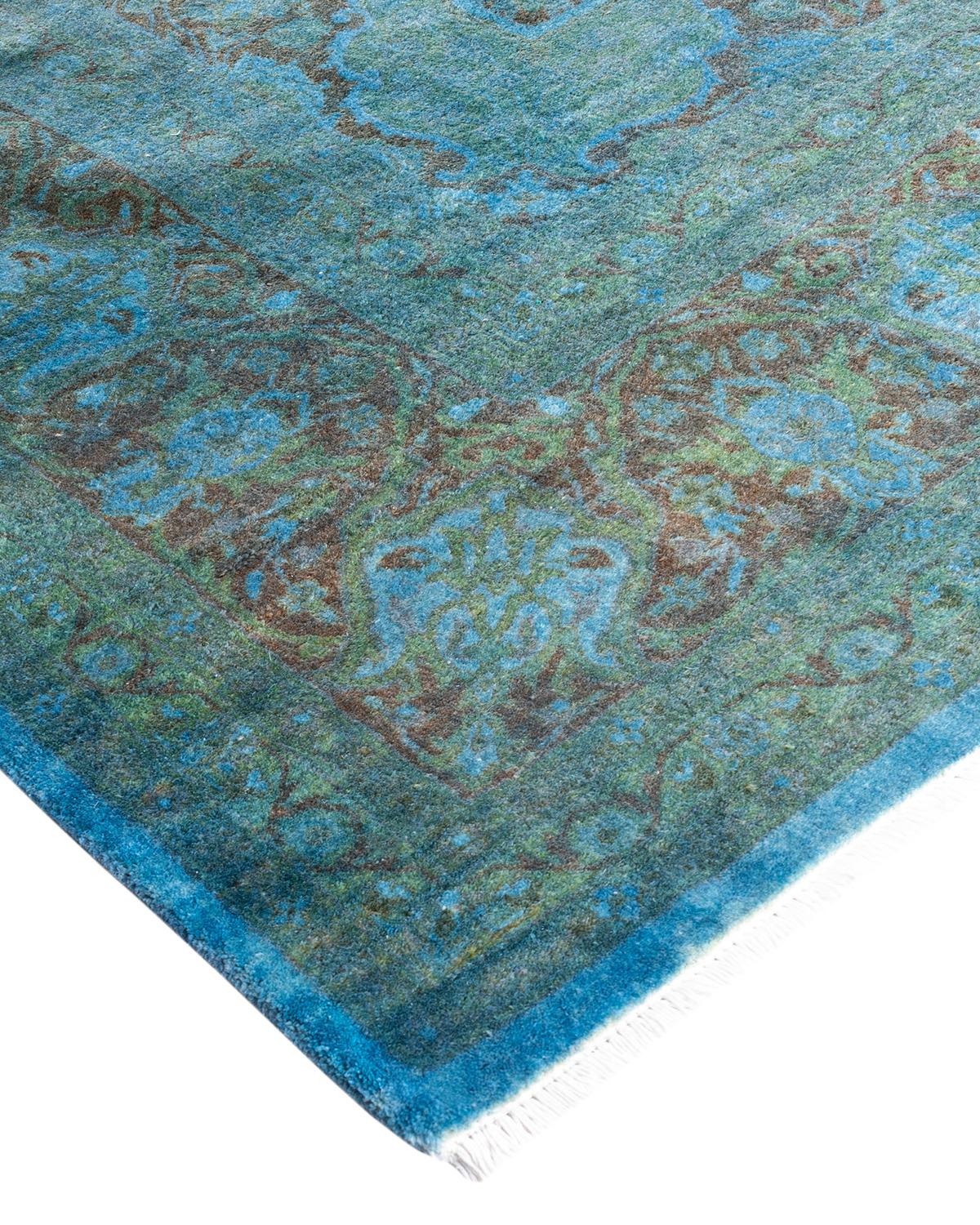 Vibrance rugs epitomize classic with a twist: traditional patterns overdyed in brilliant color. Each hand-knotted rug is washed in a 100%-natural botanical dye that reveals hidden nuances in the designs. These are rugs that transcend trends, and