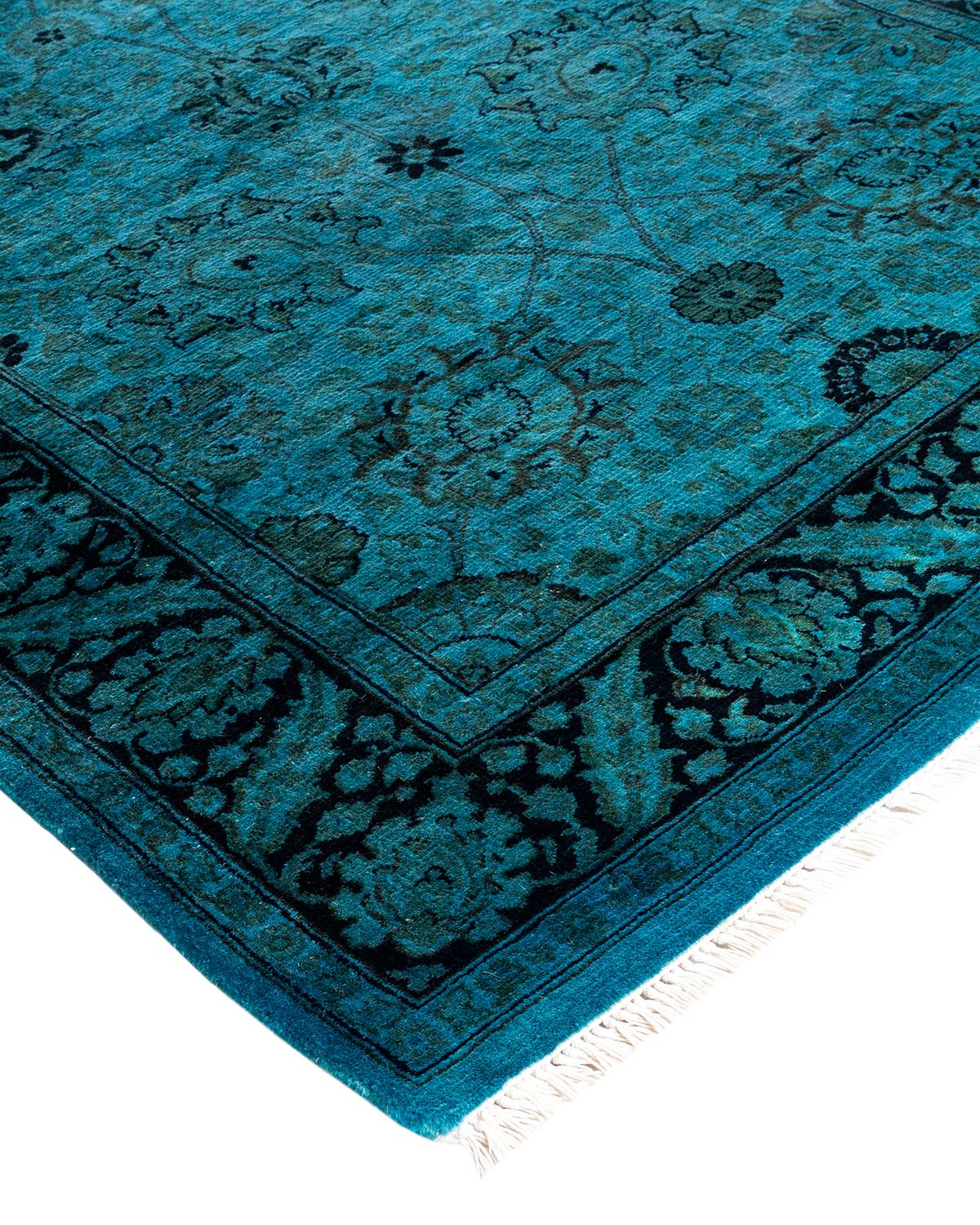 Vibrance rugs epitomize classic with a twist: traditional patterns overdyed in brilliant color. Each hand-knotted rug is washed in a 100%-natural botanical dye that reveals hidden nuances in the designs. These are rugs that transcend trends, and