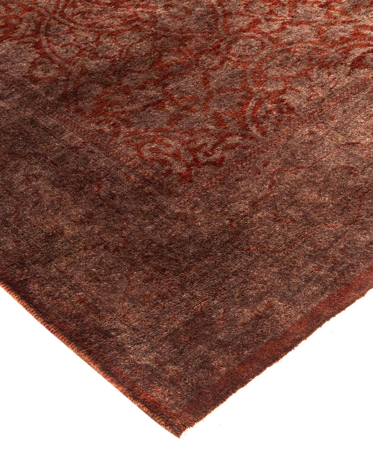 Vibrance rugs epitomize classic with a twist: traditional patterns overdyed in brilliant color. Each hand-knotted rug is washed in a 100% natural botanical dye that reveals hidden nuances in the designs. These are rugs that transcend trends, and