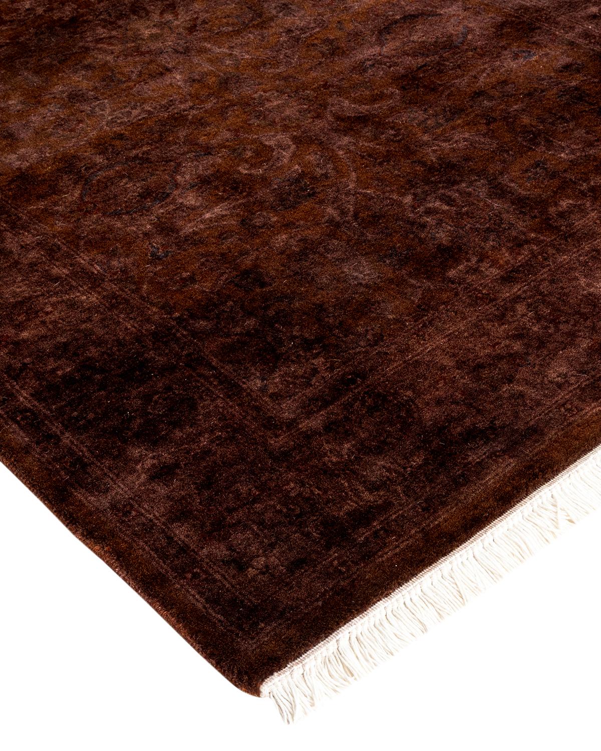 Vibrance rugs epitomize classic with a twist: traditional patterns overdyed in brilliant color. Each hand-knotted rug is washed in a 100% natural botanical dye that reveals hidden nuances in the designs. These are rugs that transcend trends, and