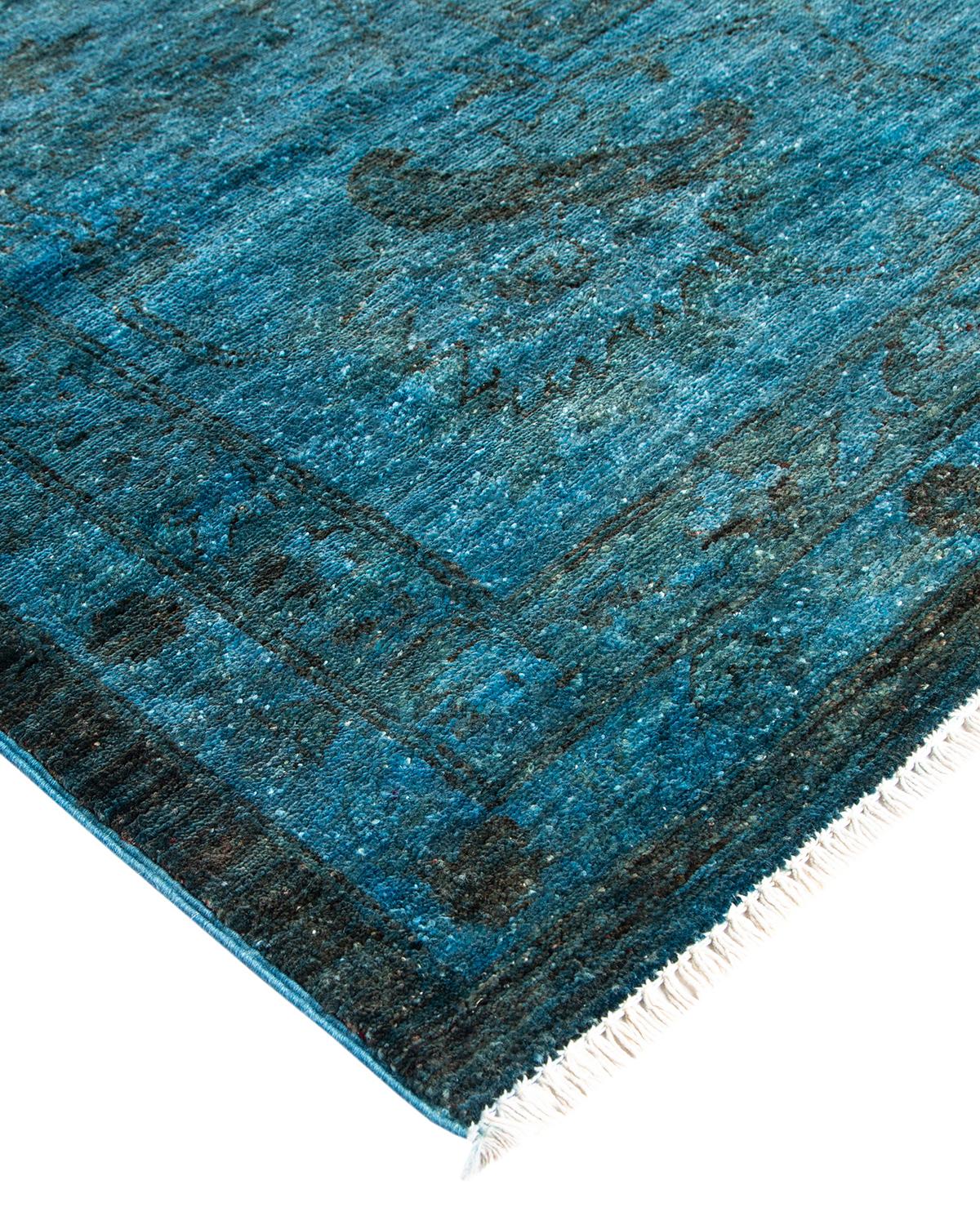 Vibrance rugs epitomize classic with a twist: traditional patterns overdyed in brilliant color. Each hand-knotted rug is washed in a 100%-natural botanical dye that reveals hidden nuances in the designs. These are rugs that transcend trends, and