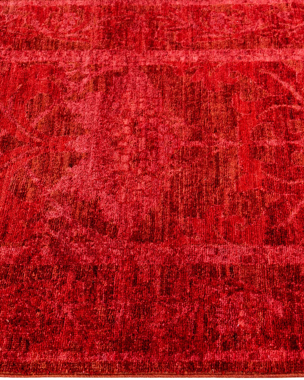 Alfombra de lana teñida a mano marrón contemporánea en Nuevo estado para la venta en Norwalk, CT