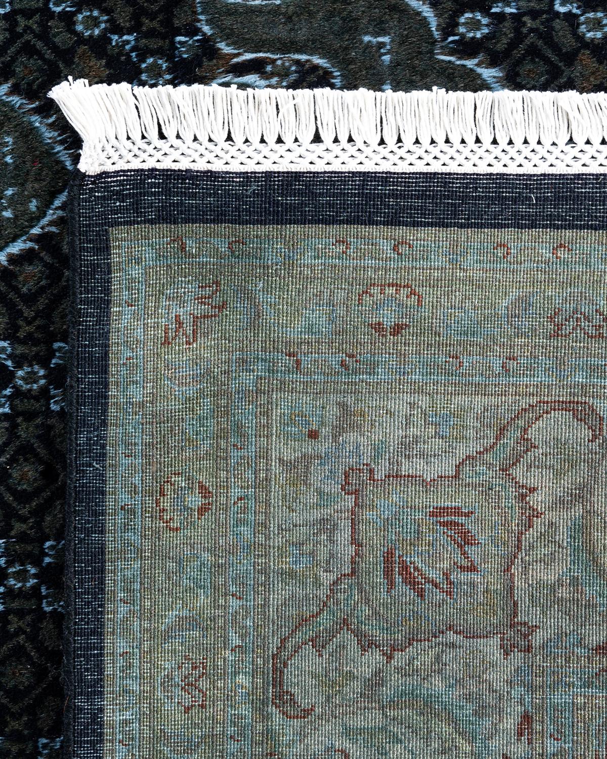XXIe siècle et contemporain Tapis de sol contemporain en laine surteinte nouée à la main Brown en vente