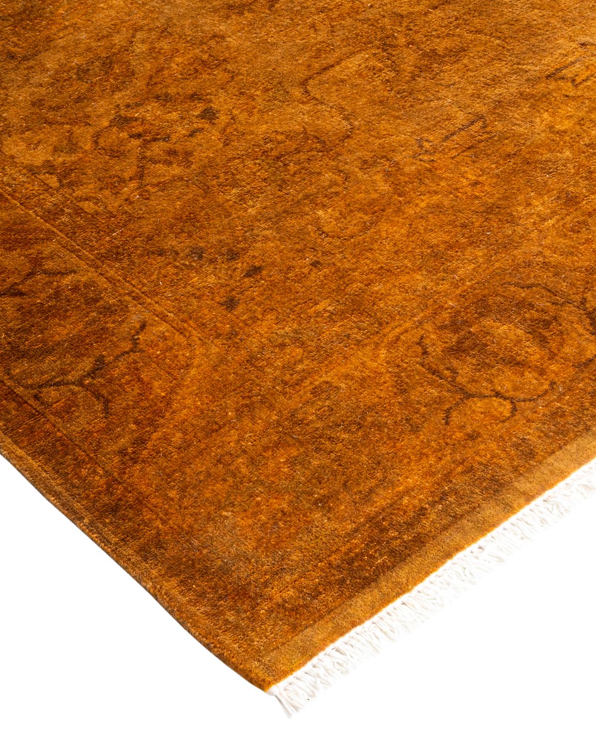 Vibrance rugs epitomize classic with a twist: traditional patterns overdyed in brilliant color. Each hand-knotted rug is washed in a 100% natural botanical dye that reveals hidden nuances in the designs. These are rugs that transcend trends, and