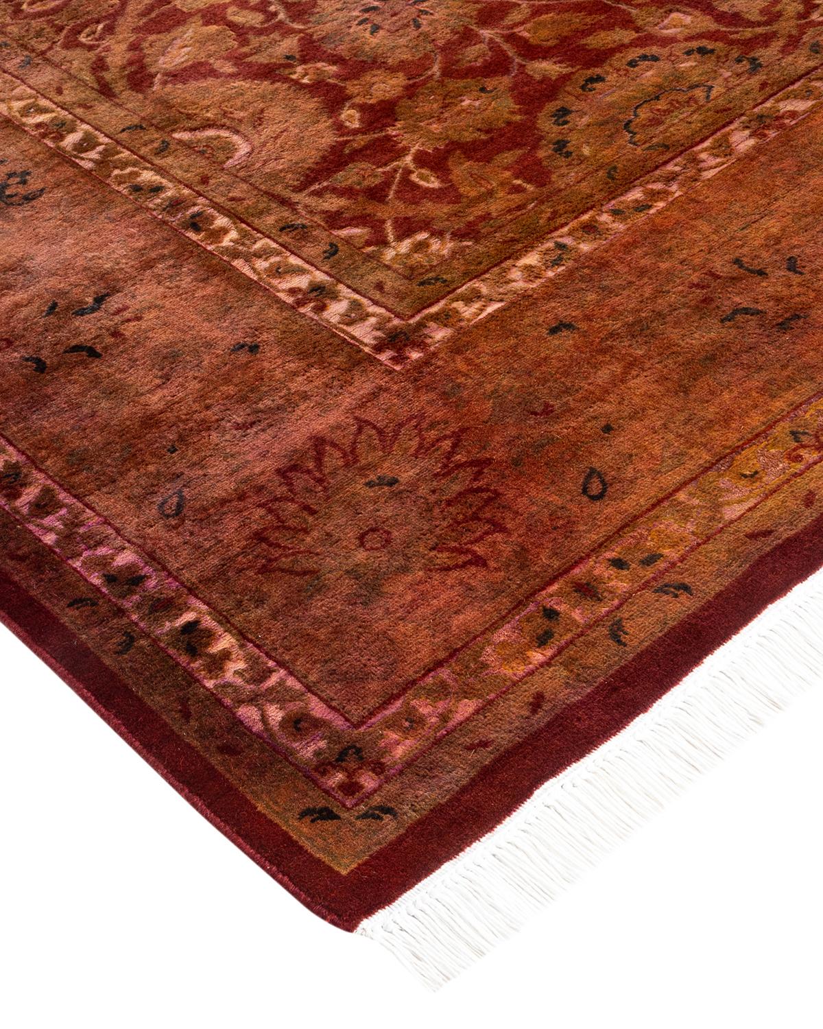 Vibrance rugs epitomize classic with a twist: traditional patterns overdyed in brilliant color. Each hand-knotted rug is washed in a 100% natural botanical dye that reveals hidden nuances in the designs. These are rugs that transcend trends, and