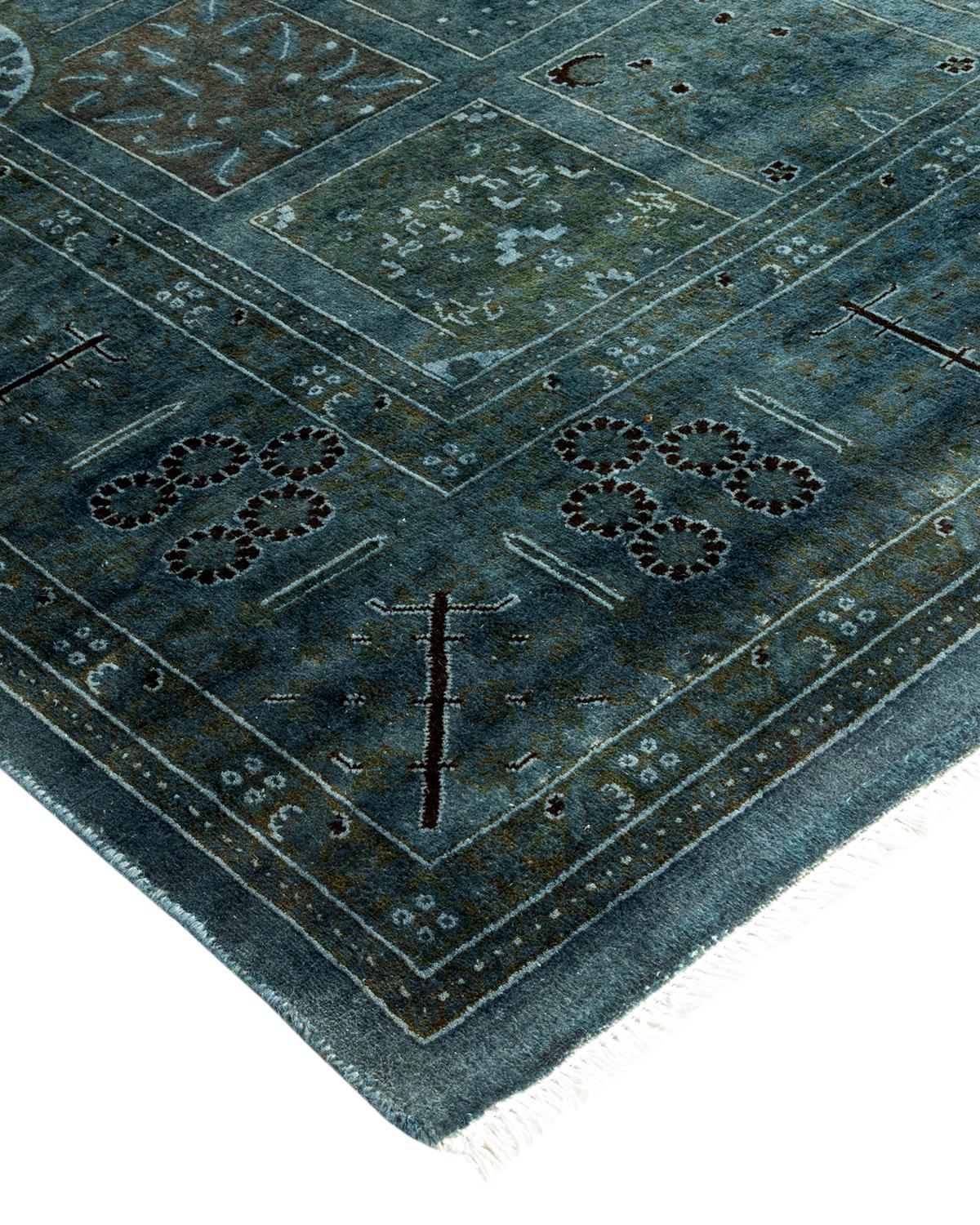 Vibrance rugs epitomize classic with a twist: traditional patterns overdyed in brilliant color. Each hand-knotted rug is washed in a 100% natural botanical dye that reveals hidden nuances in the designs. These are rugs that transcend trends, and