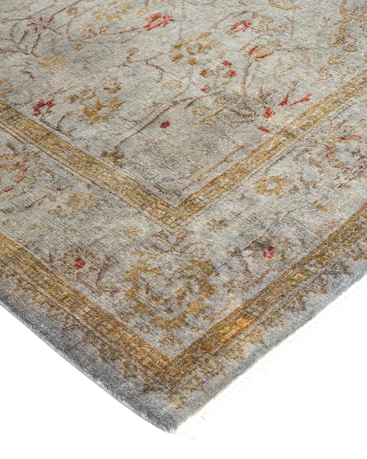 Vibrance rugs epitomize classic with a twist: traditional patterns overdyed in brilliant color. Each hand-knotted rug is washed in a 100% natural botanical dye that reveals hidden nuances in the designs. These are rugs that transcend trends, and