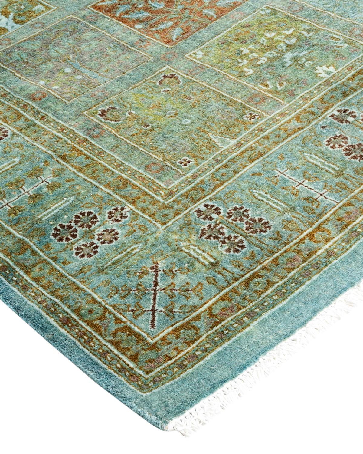 Vibrance rugs epitomize classic with a twist: traditional patterns overdyed in brilliant color. Each hand-knotted rug is washed in a 100% natural botanical dye that reveals hidden nuances in the designs. These are rugs that transcend trends, and