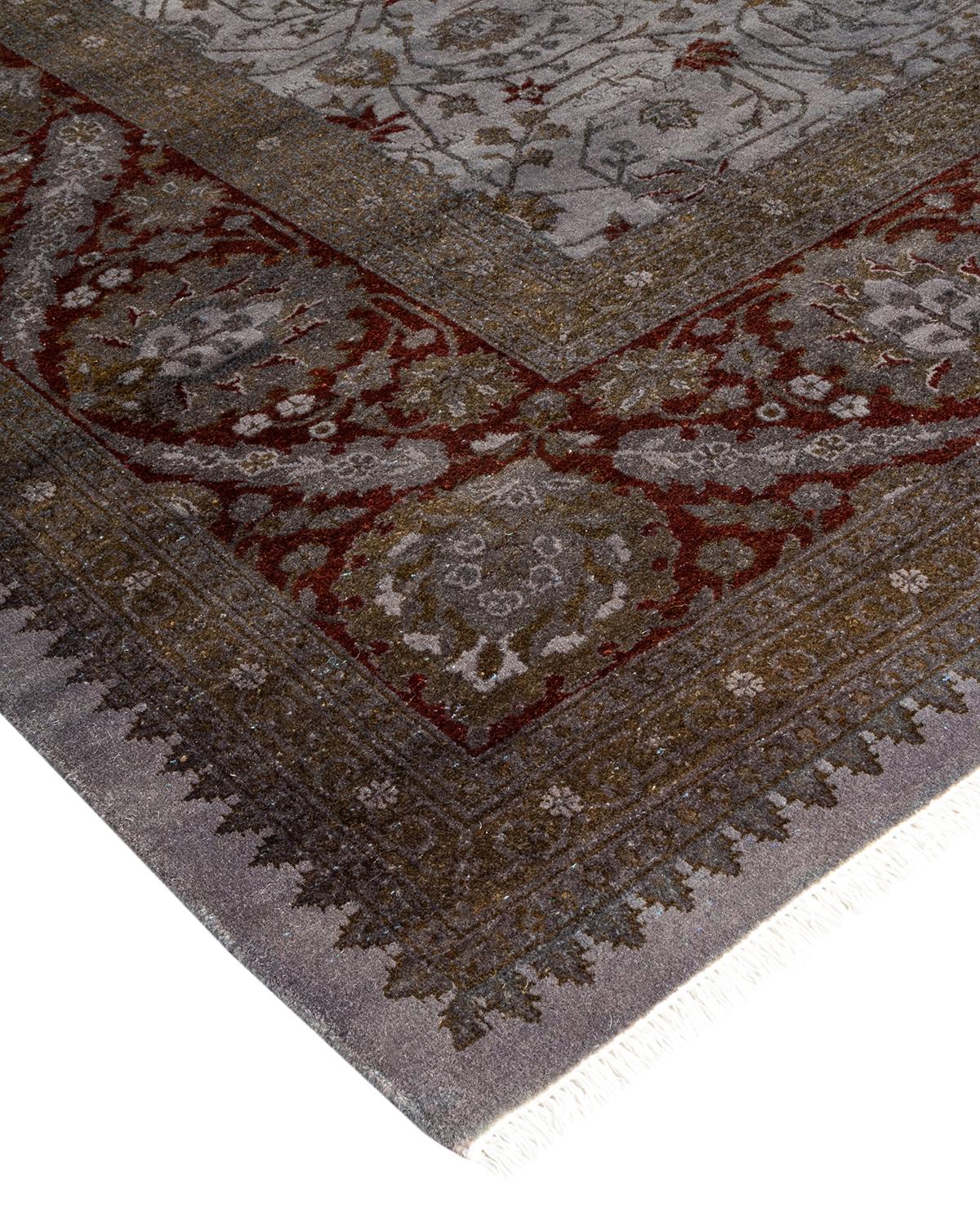 Vibrance rugs epitomize classic with a twist: traditional patterns overdyed in brilliant color. Each hand-knotted rug is washed in a 100% natural botanical dye that reveals hidden nuances in the designs. These are rugs that transcend trends, and