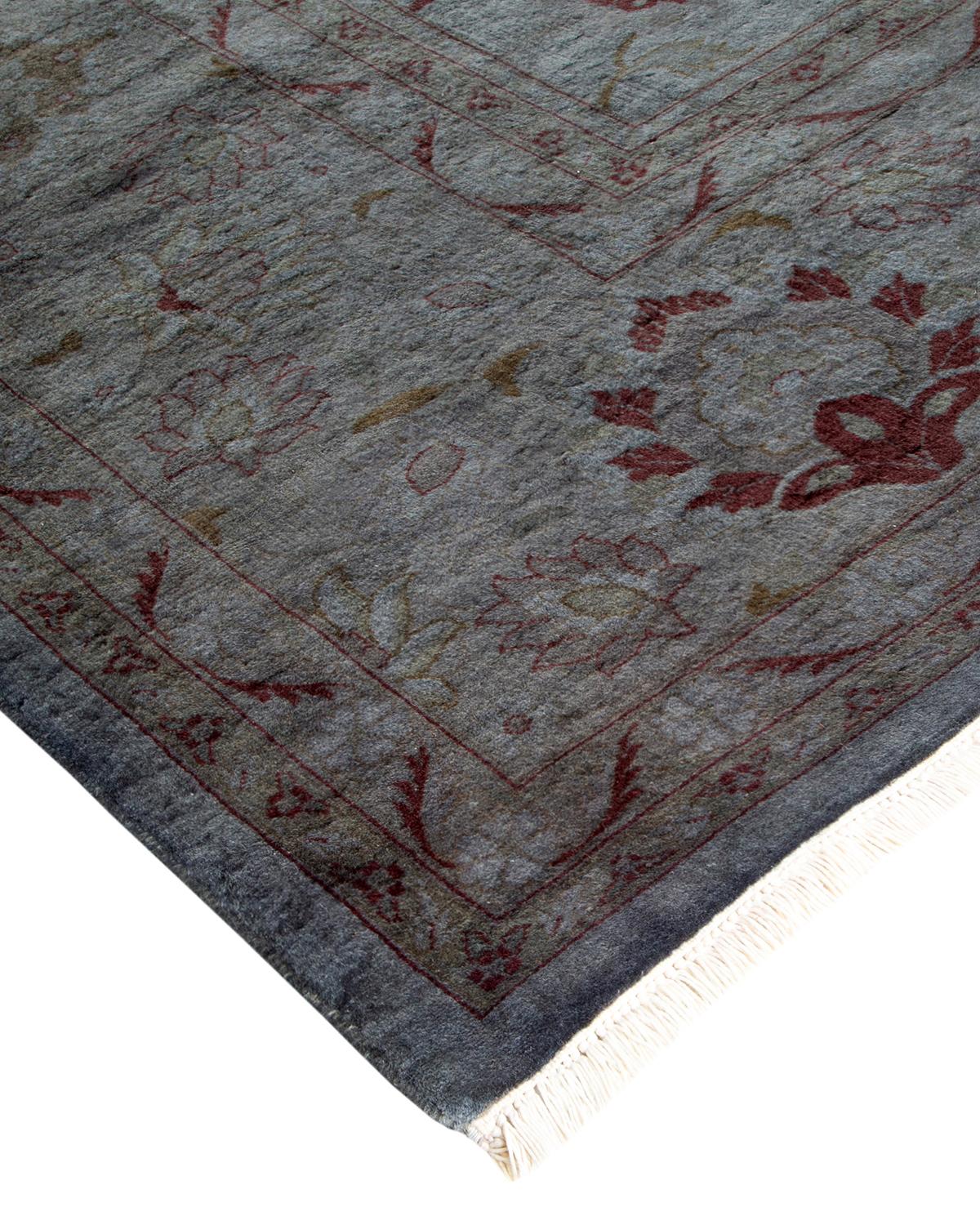 Vibrance rugs epitomize classic with a twist: traditional patterns overdyed in brilliant color. Each hand-knotted rug is washed in a 100% natural botanical dye that reveals hidden nuances in the designs. These are rugs that transcend trends, and
