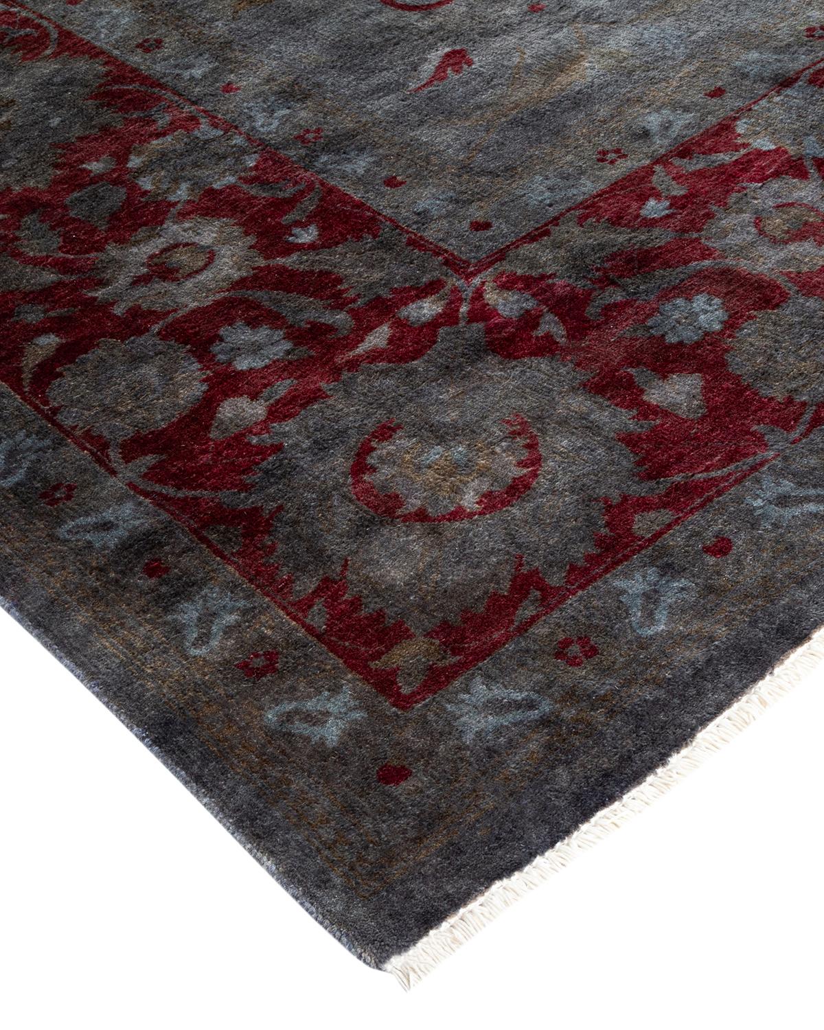 Vibrance rugs epitomize classic with a twist: traditional patterns overdyed in brilliant color. Each hand-knotted rug is washed in a 100% natural botanical dye that reveals hidden nuances in the designs. These are rugs that transcend trends, and