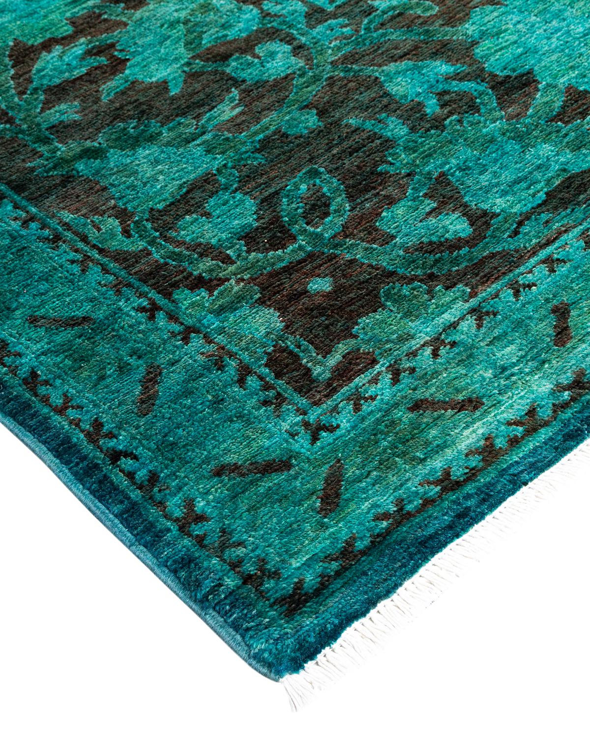 Vibrance rugs epitomize classic with a twist: traditional patterns overdyed in brilliant color. Each hand-knotted rug is washed in a 100%-natural botanical dye that reveals hidden nuances in the designs. These are rugs that transcend trends, and