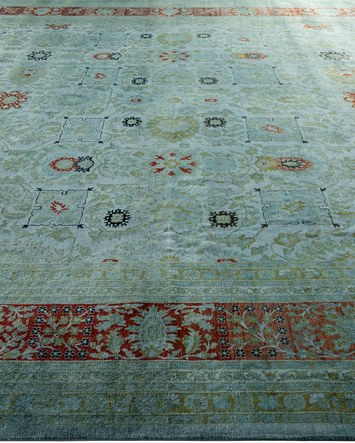 Contemporary Overdyed Hand Knotted Wool Gray Area Rug In New Condition For Sale In Norwalk, CT