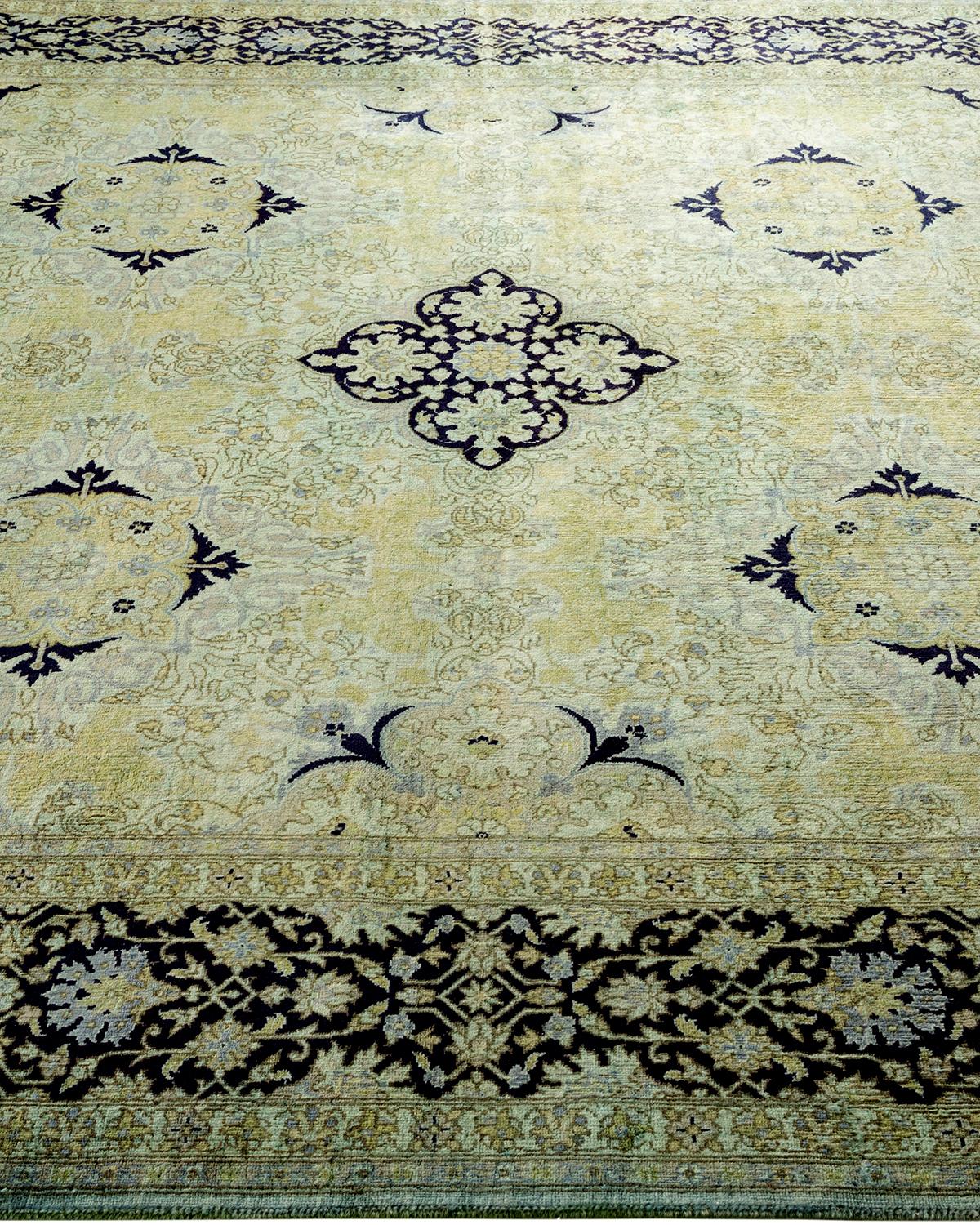 Contemporary Overdyed Hand Knotted Wool Gray Area Rugs (Tappeto di lana grigio) In condizioni Nuovo in vendita a Norwalk, CT