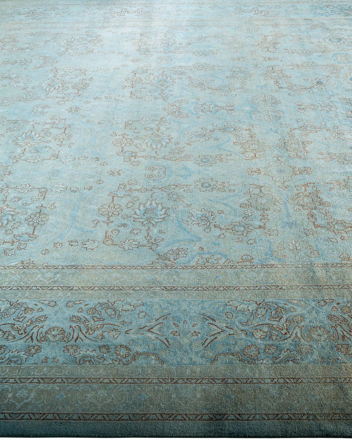Contemporary Overdyed Hand Knotted Wool Gray Area Rugs (Tappeto di lana grigio) In condizioni Nuovo in vendita a Norwalk, CT