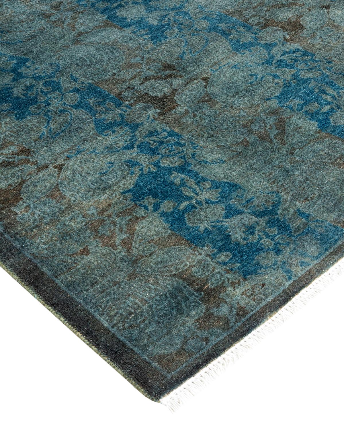 Vibrance rugs epitomize classic with a twist: traditional patterns overdyed in brilliant color. Each hand-knotted rug is washed in a 100% natural botanical dye that reveals hidden nuances in the designs. These are rugs that transcend trends, and