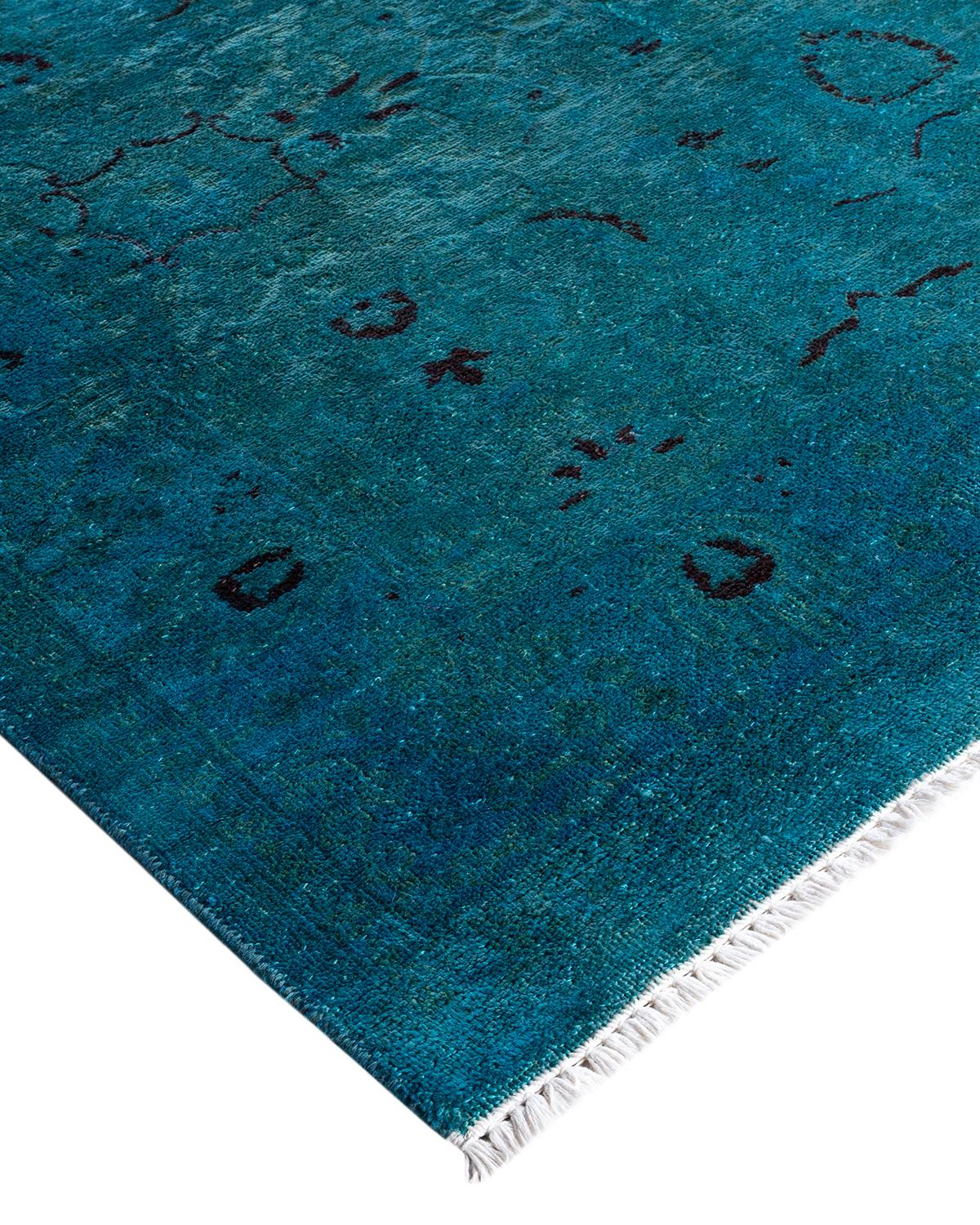 Vibrance rugs epitomize classic with a twist: traditional patterns overdyed in brilliant color. Each hand-knotted rug is washed in a 100%-natural botanical dye that reveals hidden nuances in the designs. These are rugs that transcend trends, and