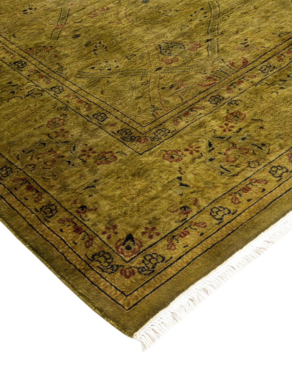 Vibrance rugs epitomize classic with a twist: traditional patterns overdyed in brilliant color. Each hand-knotted rug is washed in a 100% natural botanical dye that reveals hidden nuances in the designs. These are rugs that transcend trends, and