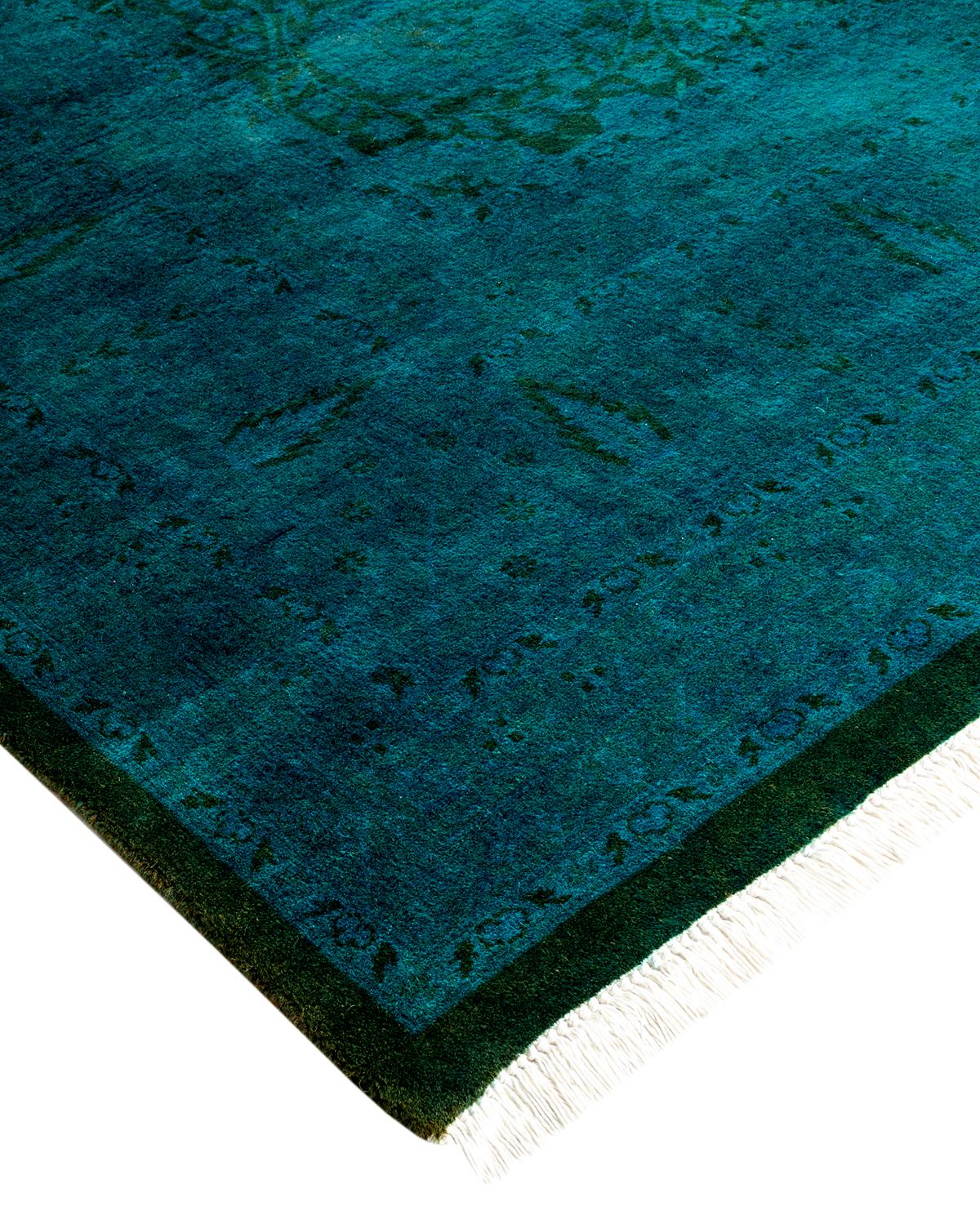 Vibrance rugs epitomize classic with a twist: traditional patterns overdyed in brilliant color. Each hand-knotted rug is washed in a 100% natural botanical dye that reveals hidden nuances in the designs. These are rugs that transcend trends, and