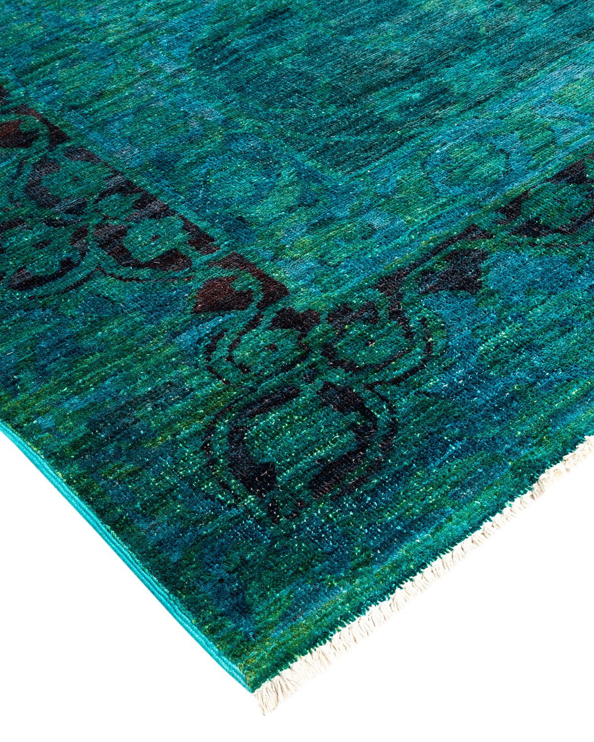 Vibrance rugs epitomize classic with a twist: traditional patterns overdyed in brilliant color. Each hand-knotted rug is washed in a 100%-natural botanical dye that reveals hidden nuances in the designs. These are rugs that transcend trends, and