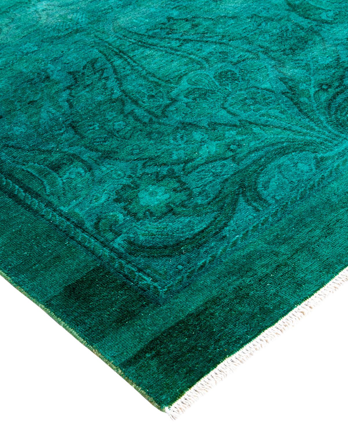 Vibrance rugs epitomize classic with a twist: traditional patterns overdyed in brilliant color. Each hand-knotted rug is washed in a 100%-natural botanical dye that reveals hidden nuances in the designs. These are rugs that transcend trends, and