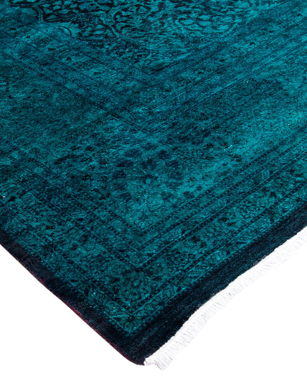 Vibrance rugs epitomize classic with a twist: traditional patterns overdyed in brilliant color. Each hand-knotted rug is washed in a 100%-natural botanical dye that reveals hidden nuances in the designs. These are rugs that transcend trends, and