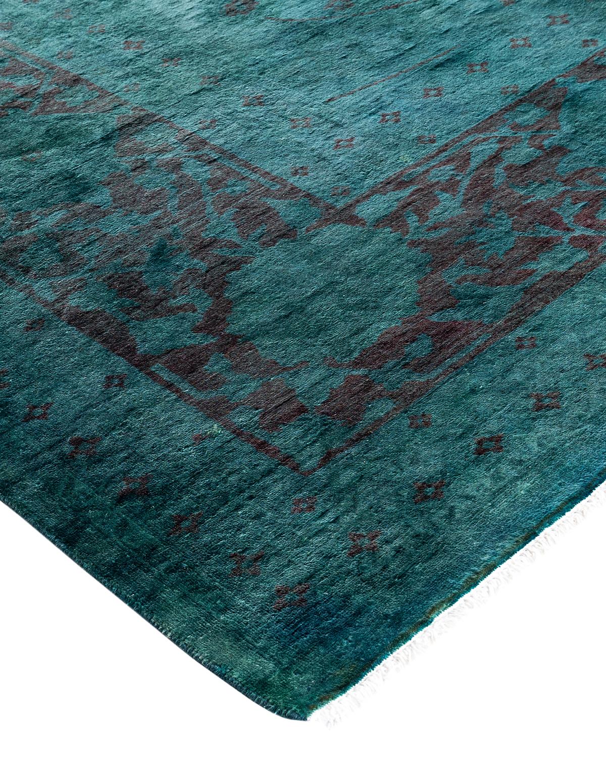 Vibrance rugs epitomize classic with a twist: traditional patterns overdyed in brilliant color. Each hand-knotted rug is washed in a 100%-natural botanical dye that reveals hidden nuances in the designs. These are rugs that transcend trends, and