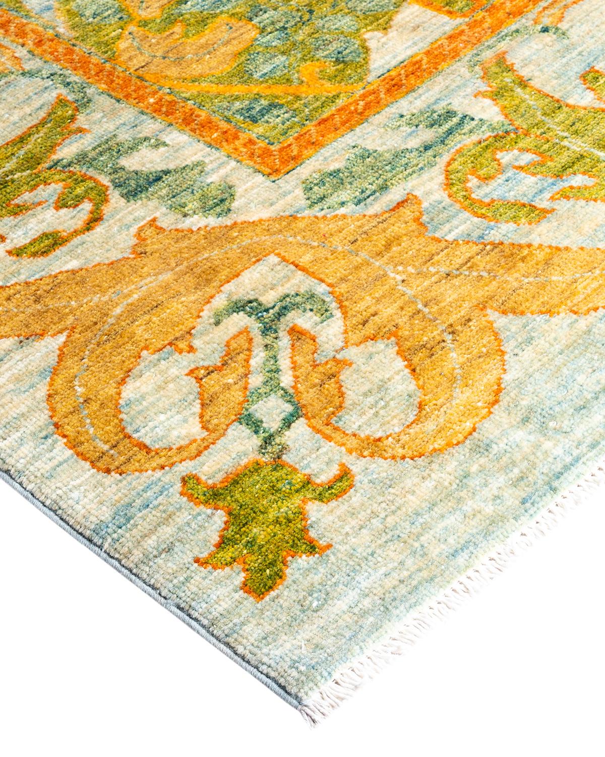 Vibrance rugs epitomize classic with a twist: traditional patterns overdyed in brilliant color. Each hand-knotted rug is washed in a 100%-natural botanical dye that reveals hidden nuances in the designs. These are rugs that transcend trends, and