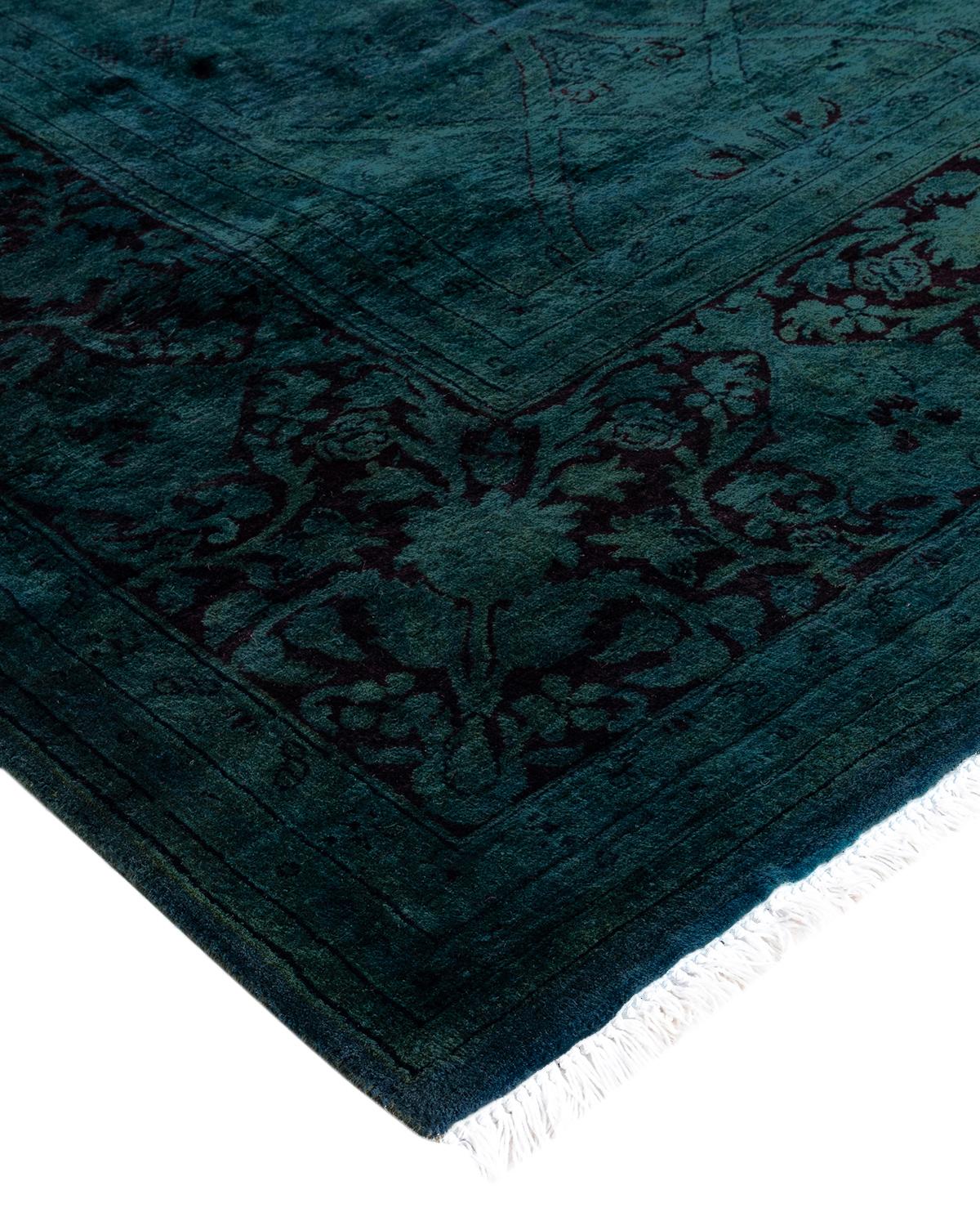 Vibrance rugs epitomize classic with a twist: traditional patterns overdyed in brilliant color. Each hand-knotted rug is washed in a 100%-natural botanical dye that reveals hidden nuances in the designs. These are rugs that transcend trends, and