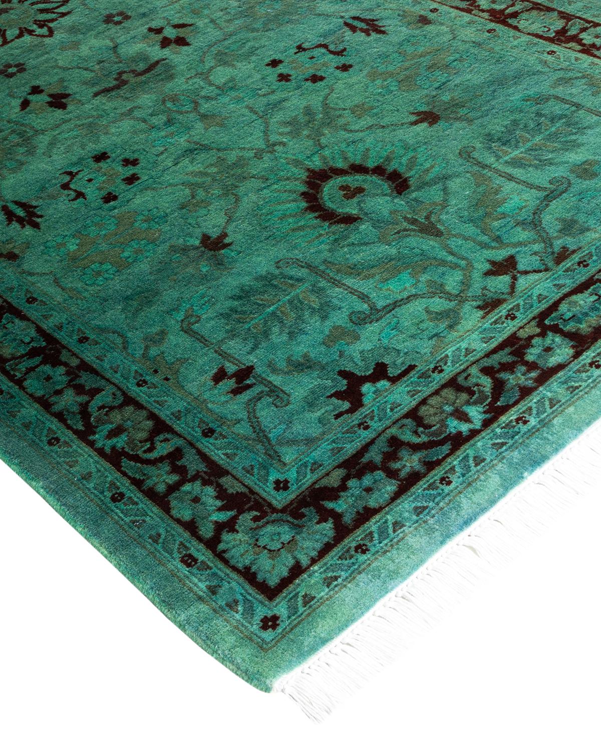 Vibrance rugs epitomize classic with a twist: traditional patterns overdyed in brilliant color. Each hand-knotted rug is washed in a 100% natural botanical dye that reveals hidden nuances in the designs. These are rugs that transcend trends, and