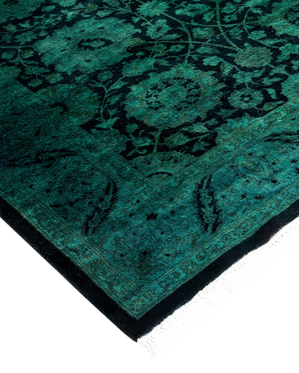 Vibrance rugs epitomize classic with a twist: traditional patterns overdyed in brilliant color. Each hand-knotted rug is washed in a 100% natural botanical dye that reveals hidden nuances in the designs. These are rugs that transcend trends, and