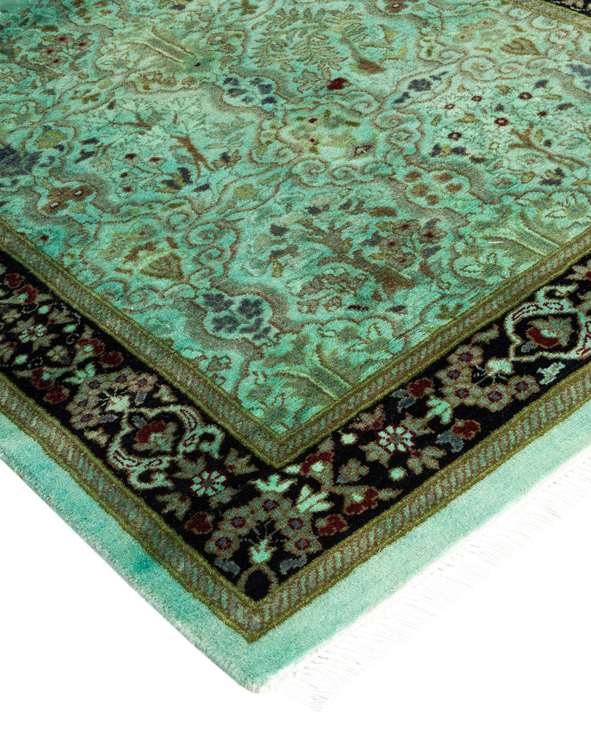 Vibrance rugs epitomize classic with a twist: traditional patterns overdyed in brilliant color. Each hand-knotted rug is washed in a 100% natural botanical dye that reveals hidden nuances in the designs. These are rugs that transcend trends, and