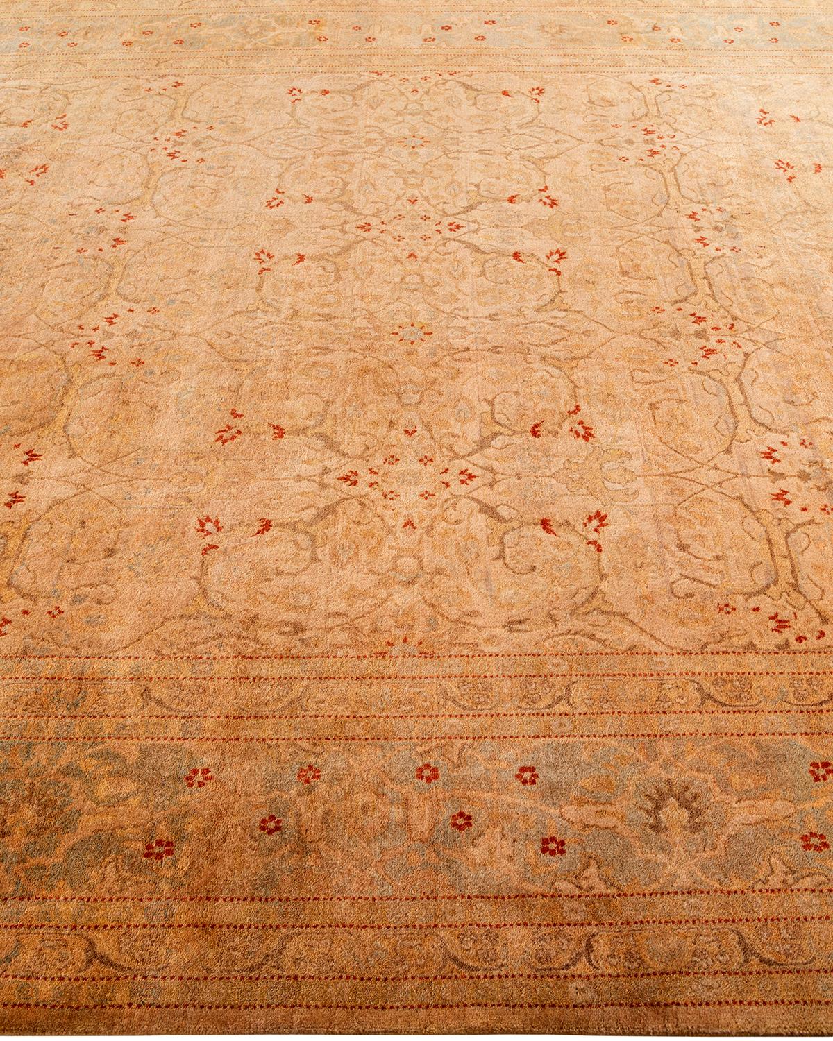 Alfombra de lana teñida a mano contemporánea marfil en Nuevo estado para la venta en Norwalk, CT