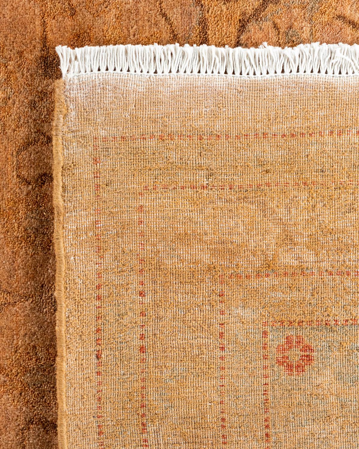 Alfombra de lana teñida a mano contemporánea marfil Siglo XXI y contemporáneo en venta
