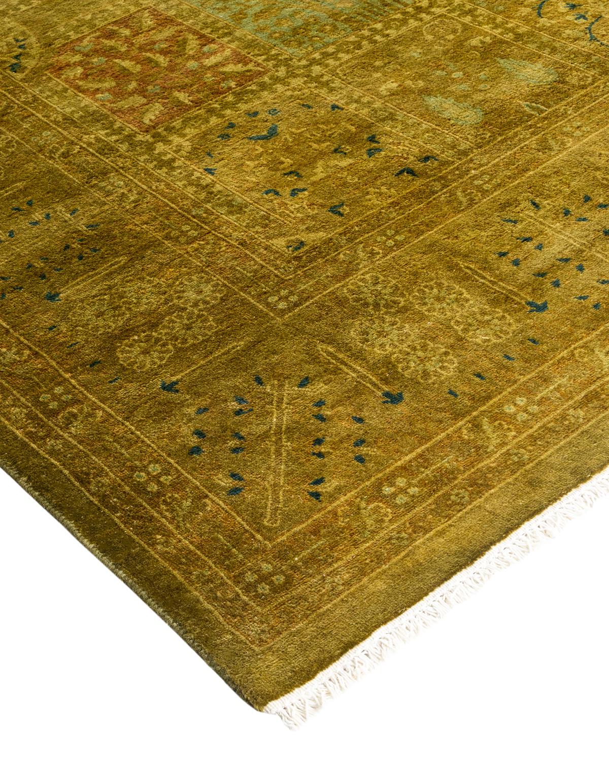 Vibrance-Teppiche sind der Inbegriff von Klassik mit Pfiff: traditionelle Muster in leuchtenden Farben gefärbt. Jeder handgeknüpfte Teppich wird mit einem 100% natürlichen botanischen Farbstoff gewaschen, der verborgene Nuancen in den Mustern