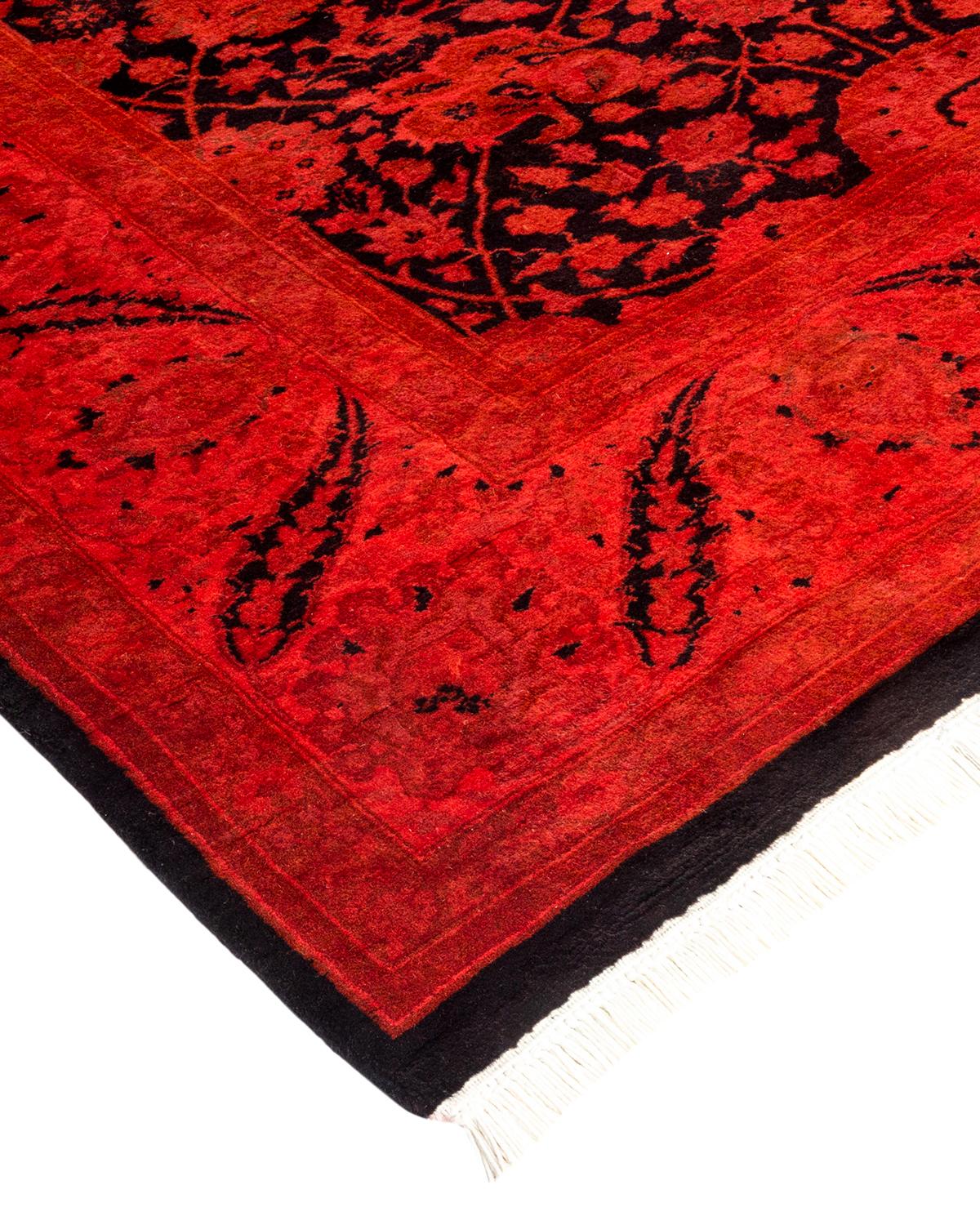 Vibrance rugs epitomize classic with a twist: traditional patterns overdyed in brilliant color. Each hand-knotted rug is washed in a 100% natural botanical dye that reveals hidden nuances in the designs. These are rugs that transcend trends, and