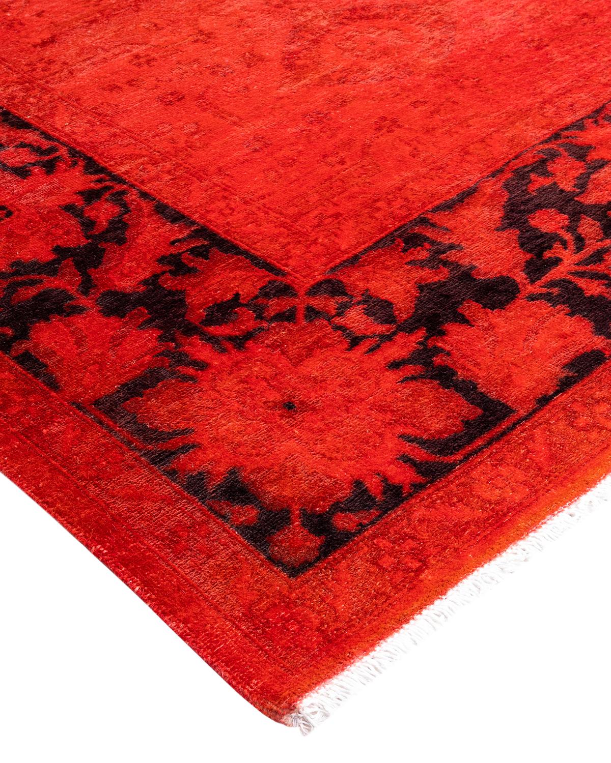 Vibrance rugs epitomize classic with a twist: traditional patterns overdyed in brilliant color. Each hand-knotted rug is washed in a 100%-natural botanical dye that reveals hidden nuances in the designs. These are rugs that transcend trends, and