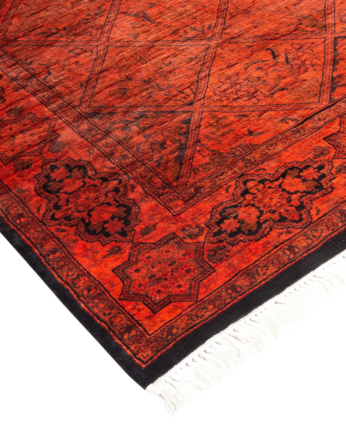 Vibrance rugs epitomize classic with a twist: traditional patterns overdyed in brilliant color. Each hand-knotted rug is washed in a 100% natural botanical dye that reveals hidden nuances in the designs. These are rugs that transcend trends, and
