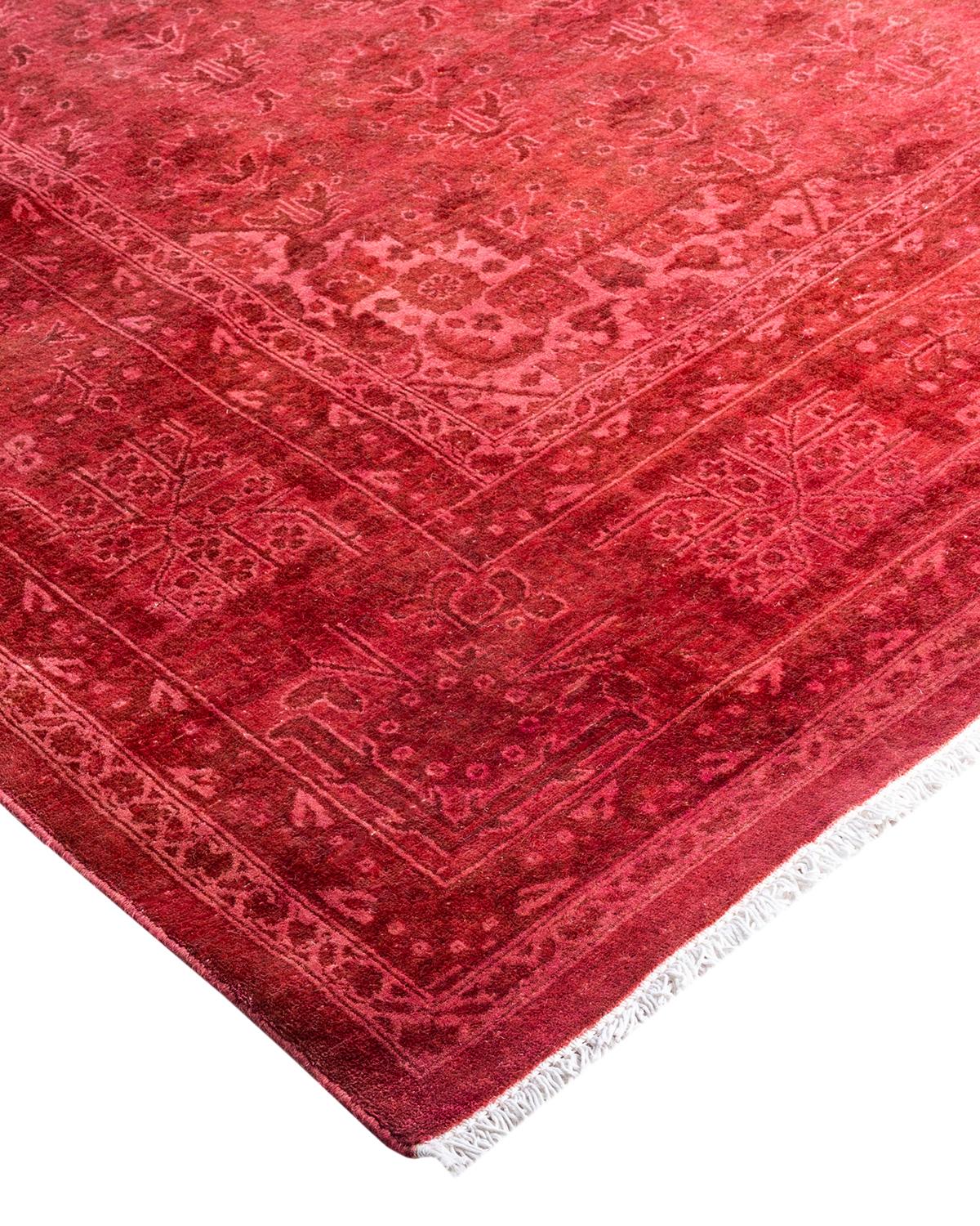 Vibrance rugs epitomize classic with a twist: traditional patterns overdyed in brilliant color. Each hand-knotted rug is washed in a 100%-natural botanical dye that reveals hidden nuances in the designs. These are rugs that transcend trends, and
