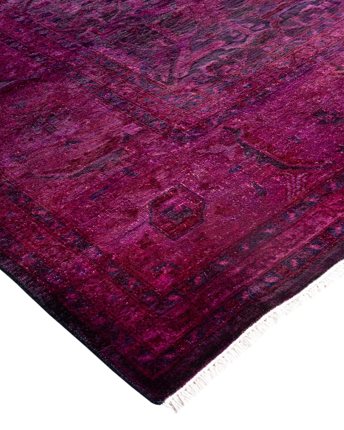 Vibrance rugs epitomize classic with a twist: traditional patterns overdyed in brilliant color. Each hand-knotted rug is washed in a 100%-natural botanical dye that reveals hidden nuances in the designs. These are rugs that transcend trends, and
