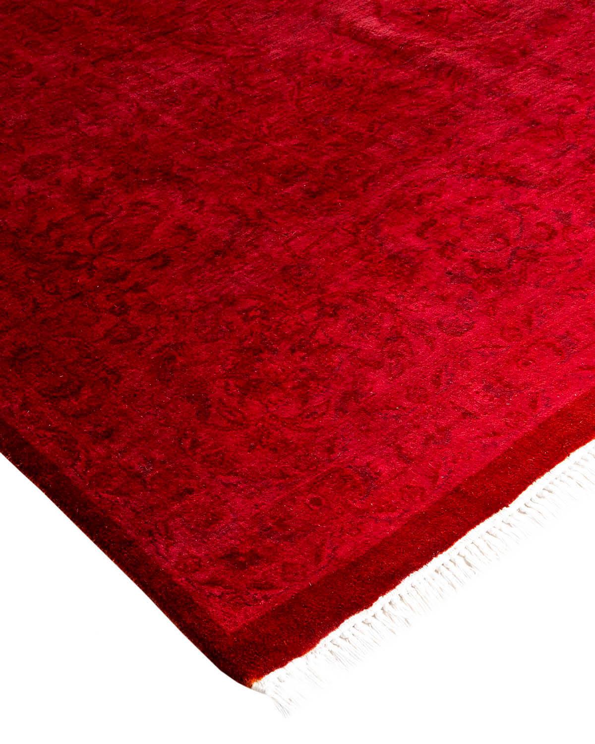 Vibrance rugs epitomize classic with a twist: traditional patterns overdyed in brilliant color. Each hand-knotted rug is washed in a 100% natural botanical dye that reveals hidden nuances in the designs. These are rugs that transcend trends, and